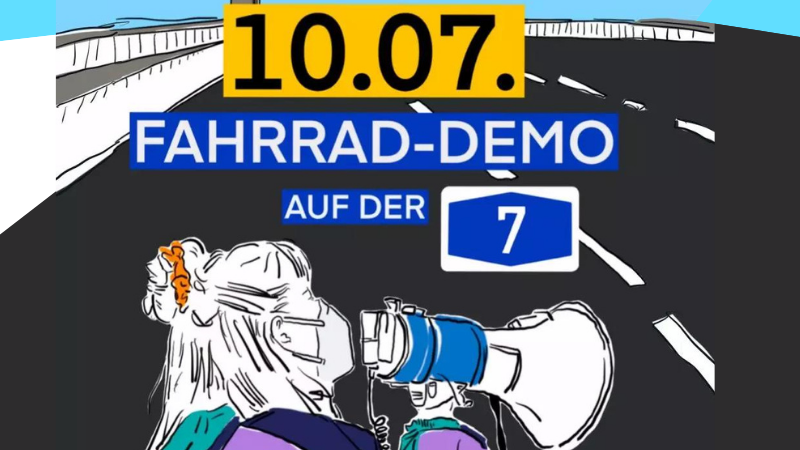 A20 Fahrraddemo von Fridays For Future