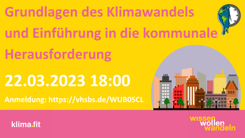 klima.fit Workshop: Grundlagen des Klimawandels und Einführung in die kommunale Herausforderung