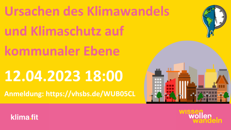 klima.fit Workshop: Ursachen des Klimawandels und Klimaschutz auf kommunaler Ebene